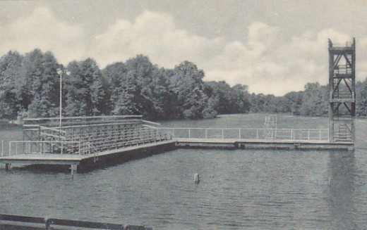 The old pier at Lake Shakamak