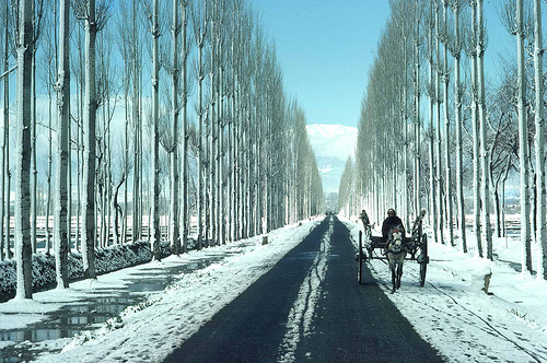Gulmarg is a town, a hill station, a popular skiing destination and a notified area committee in Baramula district in the Indian state of Jammu and Kashmir.