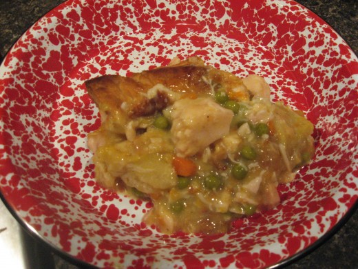 This chicken casserole is a real comfort food.