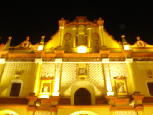 With a travel business!  This is a very old Spanish Colonial Church in San Cristobal De Las Cases in Chiapas, Mexico