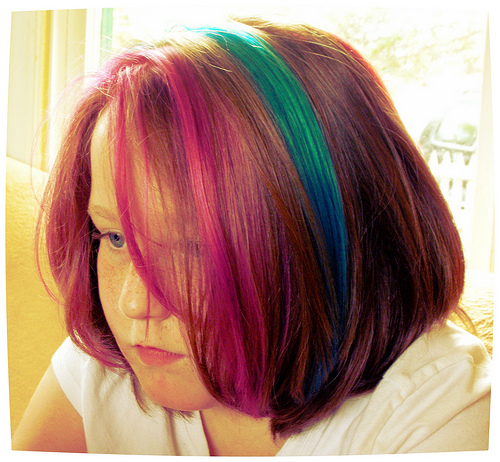 Semi permanent hair dye can be fun to try out.