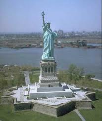 Liberty Statue on Ellis Island