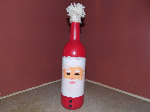 A Christmas Craft: Santa Bottle | Hubpages