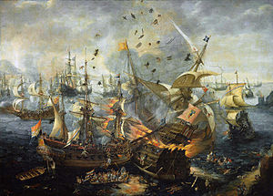 Battle of Gibraltar, where the Dutch fleet destroys the entire Spanish fleet.