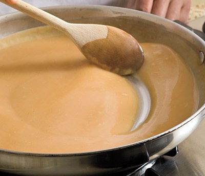 Step 4: Simmer until your gravy thickens, stirring frequently