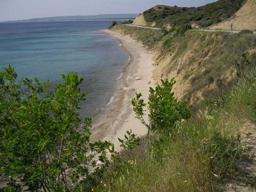 The beaches of Gallipoli provided little in way of cover.