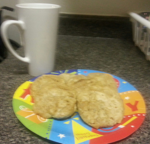 These cookies are tasty with a cup of coffee or glass of milk!