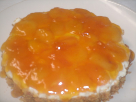 Apricot cheesecake