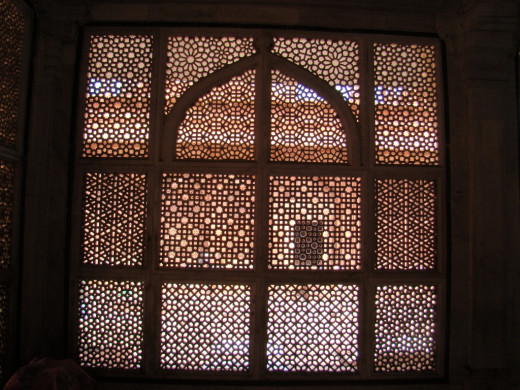 Jali work of Salim Chisti's mausoleum, Fatehpur Sikri 4