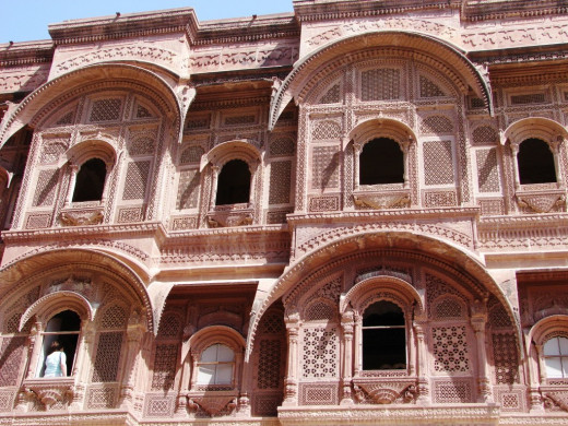 Jali work of Meherangad fort; Jodhpur, Rajsthan 2