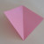 Unfold the paper and you'll see a vertical crease line on it. Unfold the paper and you'll see a vertical crease line on it.