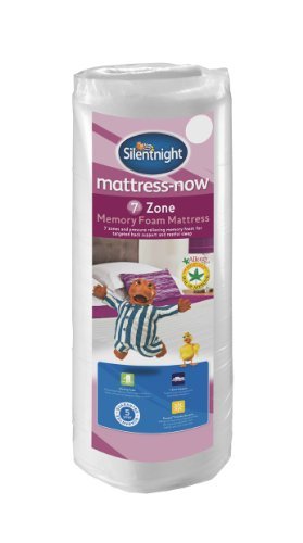 Silentnight 7-zone rolled memory foam mattress