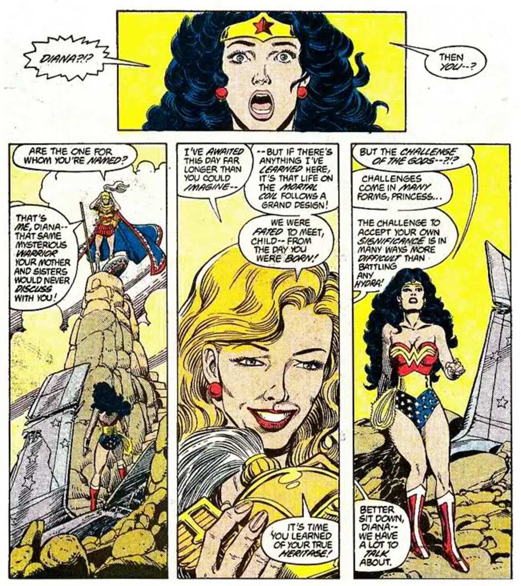 Diana meets Diana Trevor in issue #12.