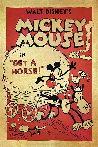 Get a Horse - the short Mickey Mouse cartoon that plays before the movie