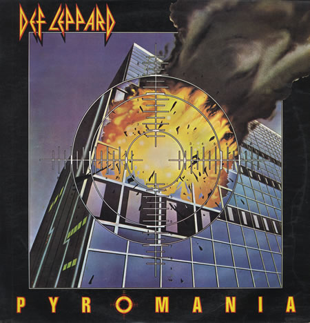 Pyromania album cover.