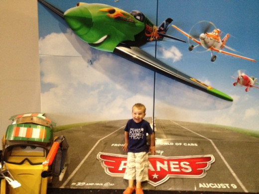 Seeing the Planes movie was definitely a highlight of my son's summer! 
