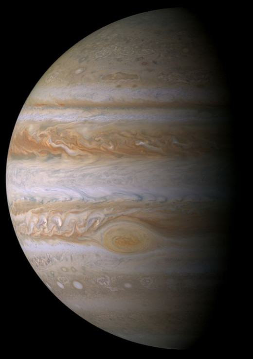 Jupiter as seen from Cassini