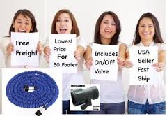 Shopping Benefit of Buying XHose on eBay - Free Freight, Includes On/Off Valve, Lowest Price, Fast Shipment, USA