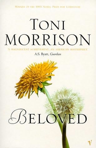 Cover to Toni Morrison's book, Beloved