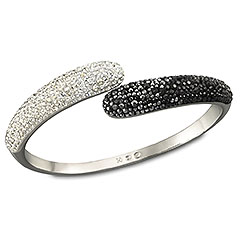 Swarovski  Louise Black and White Bangle 