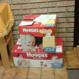 Baby clothes for the 2013 Philippines relief efforts .... with love from our family. Source: © I Am Rosa