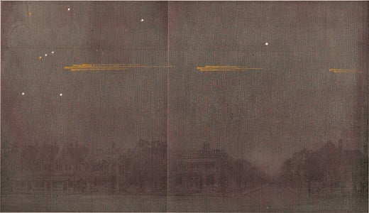 The Great Meteor Procession of 1913  Image Credit & Copyright: RASC Archives ; Acknowledgement: Bradley E. Schaefer (LSU)  
