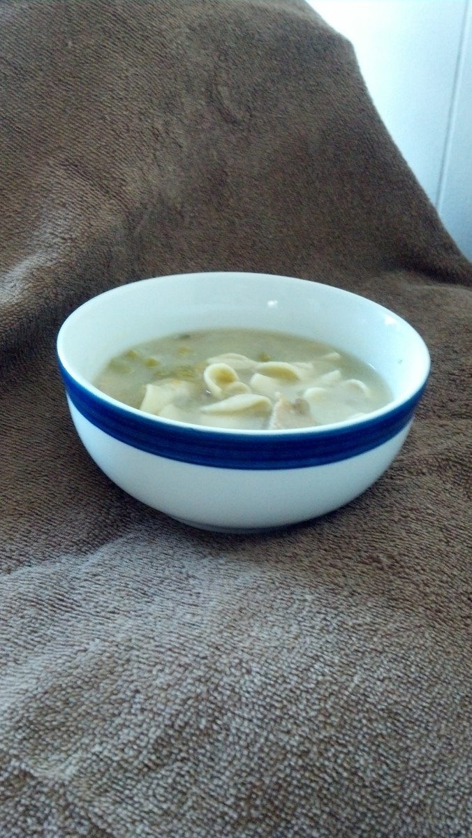 Chicken and Lentil Noodle Soup
