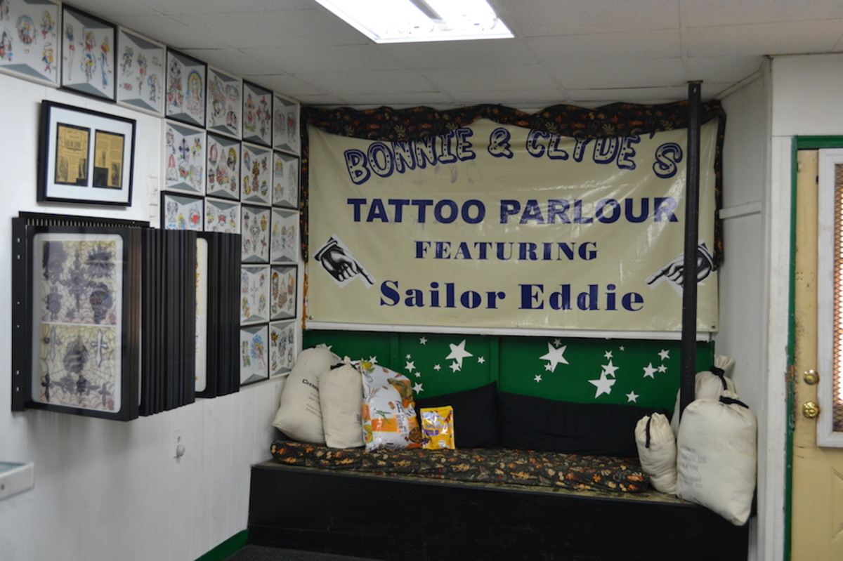Sailor Eddie of Bonnie & Clyde's Tattoo, Philadelphia
