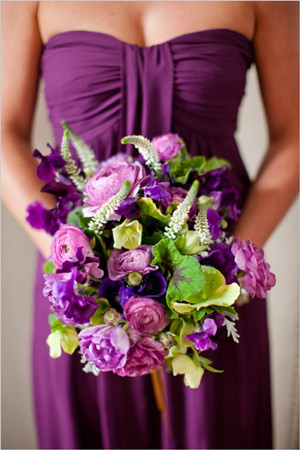 Radiant Orchid would look lovely for a 2014 wedding