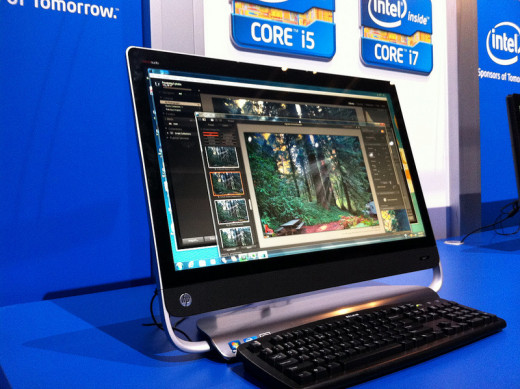 Sleek and beautiful, the all-in-one PC
