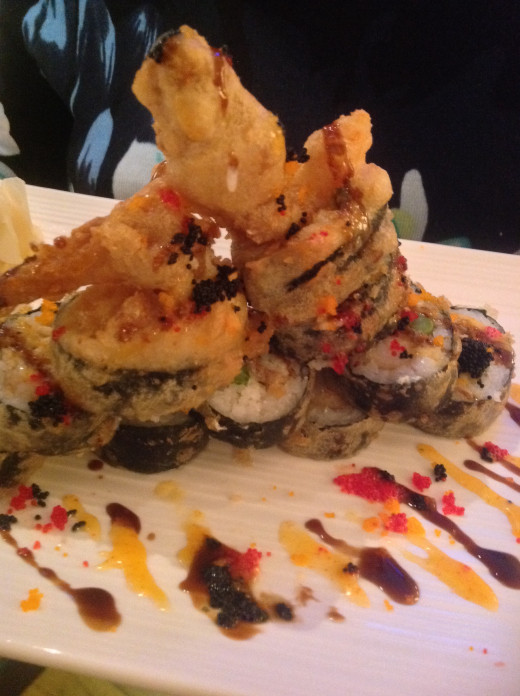 The Asabi Special Sushi. A delight for the eyes as well as the taste buds. 