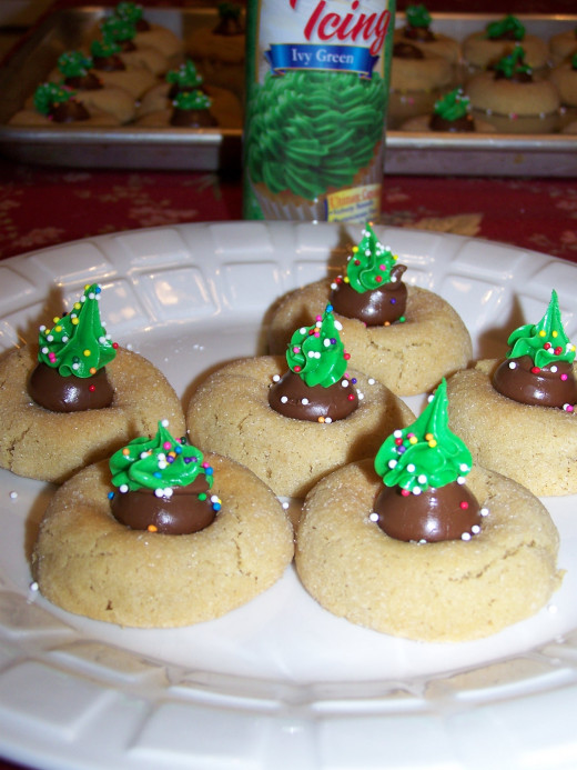 Christmas Tree Cookies from Hershey's candy