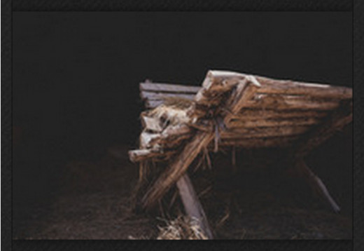 A manger is a cattle's feeding box
