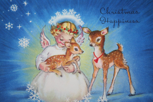 Vintage Christmas card.
