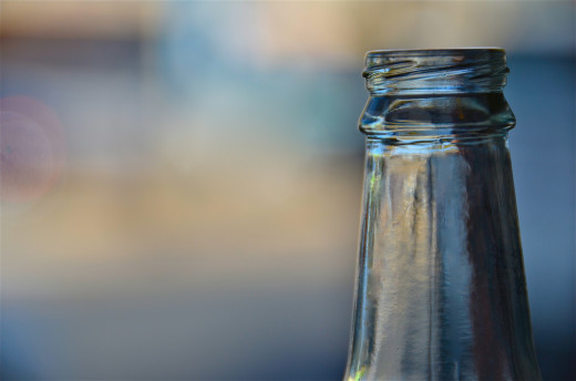 The classic glass bottle