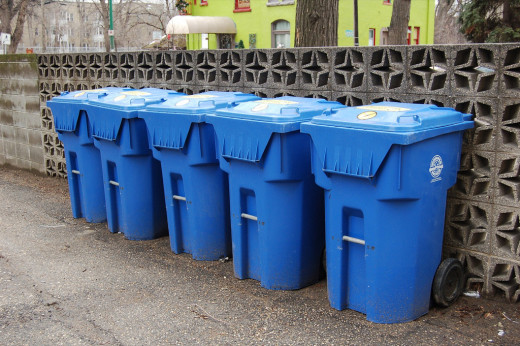The standard recycling bin