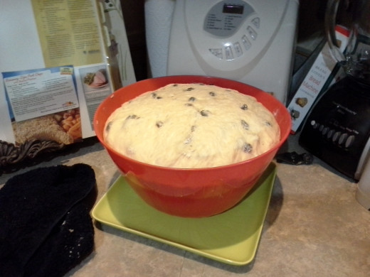 Step Nine: Cover your dough with a damp towel and let it rise 