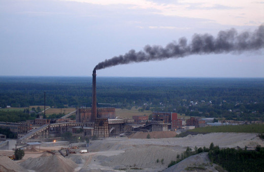 The Kivoli power plant in the Baltic country of Estonia.