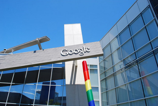 An image of Googleplex, the Google's Headquarter in Mountain View (California). 