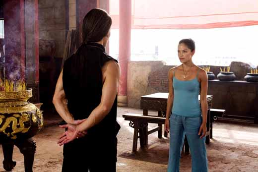 Chun Li gets ready to train with her mentor