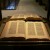 A picture of the Gutenburg bible taken by Henry Trotter.  This copy is found at the Yale University.
