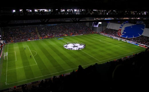 FC Copenhagen vs Juventus FC Champions League match, 17 September 2013.