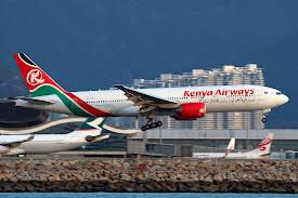 A Kenya Airways plane