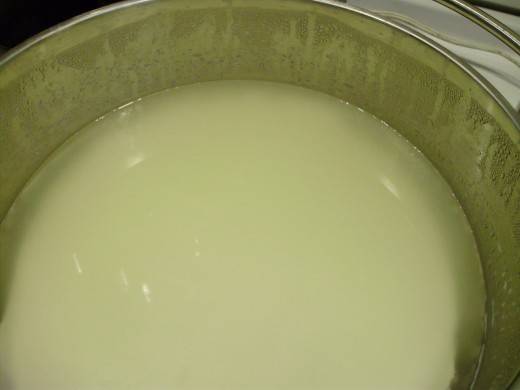 This is whey. It tastes sour, but is used in a polish soup recipe.