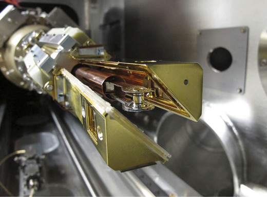 NIF cryogenic target positioning device, a device that will soon be hotter than the core of the Sun