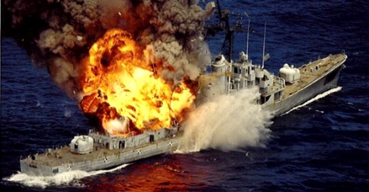 How does the U.S. dispose of decommissioned warships?