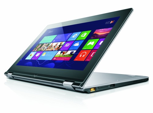 The Lenovo IdeaPad Yoga: A laptop that flips over to become a tablet