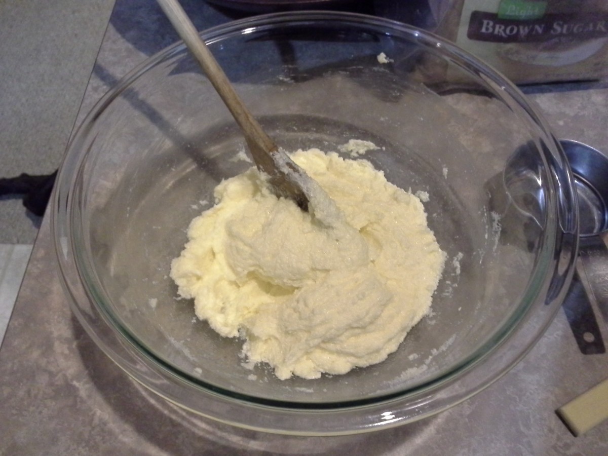 Step Two: Cream them together before adding in any other ingredients