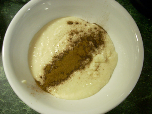 Add Cinnamon to the Coconut Butter and Mix
