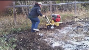 Once everything is added to my garden soil I till it all into the soil. I like to till the soil until it is  mixed very well and down to about 8 inches deep.